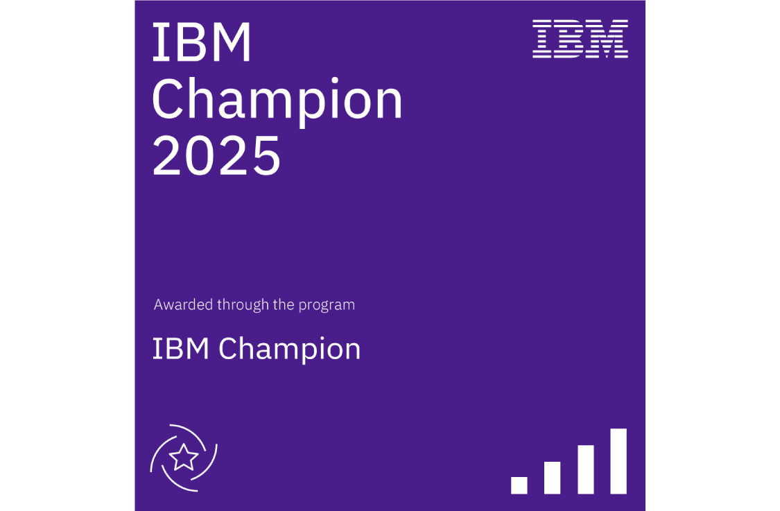 IBMチャンピオンを受賞